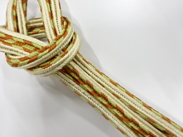  未使用品　正絹　手組帯締め